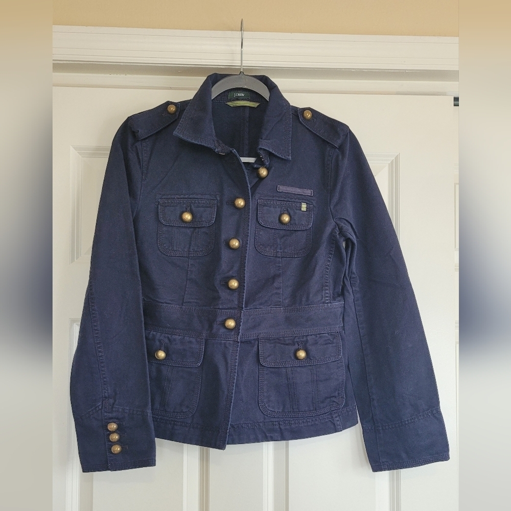 J. Crew Navy Military Jacket - Size XS